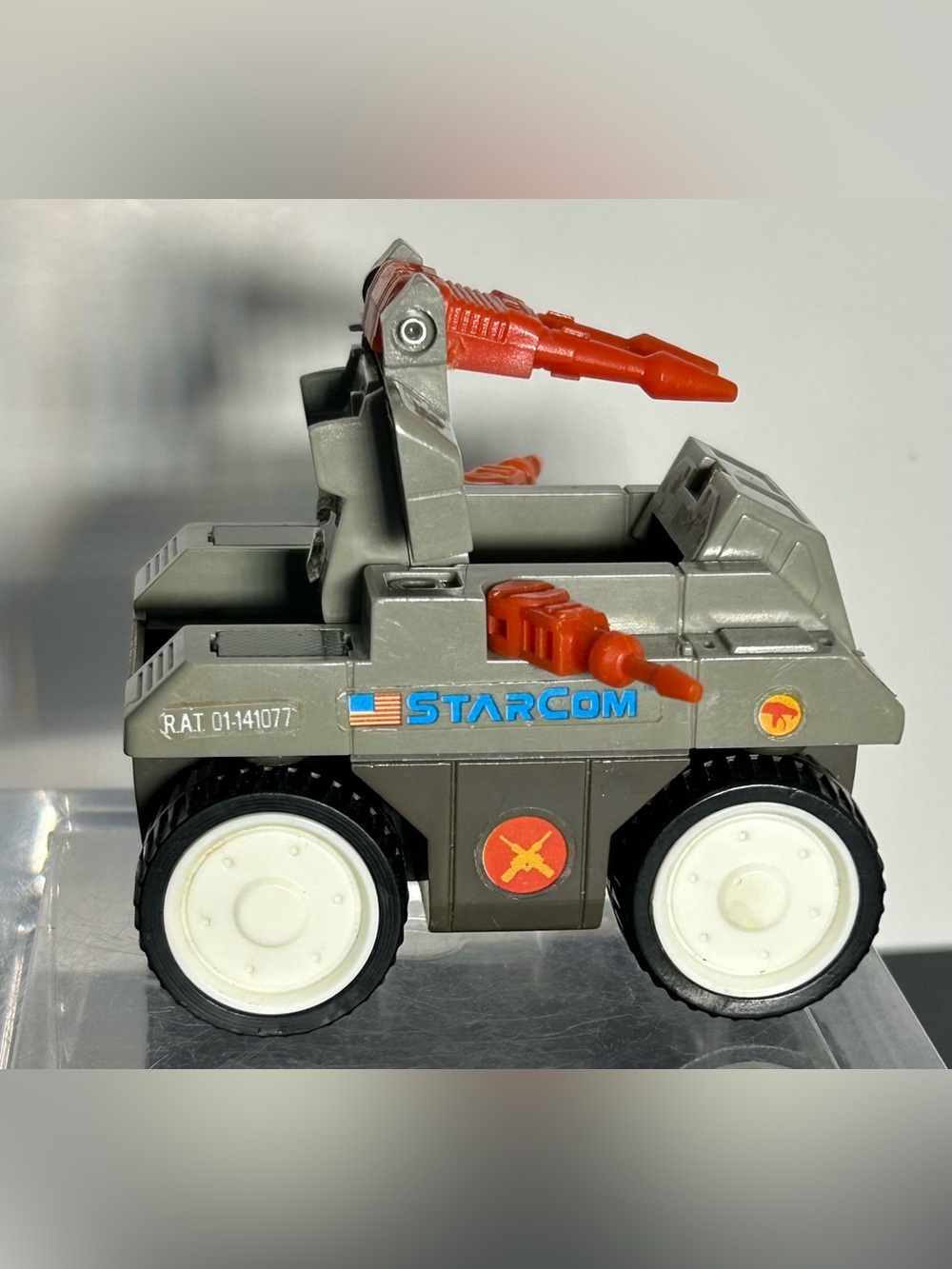 Vintage 1986 Coleco Starcom Laser R.A.T. (Rapid Assault Tracker) Vehicle.